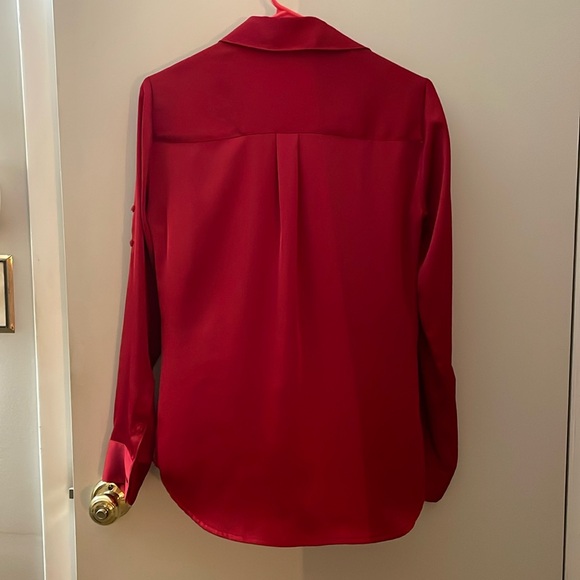 Express Portofino Women’s Small Slim Red Satin - Picture 3 of 3